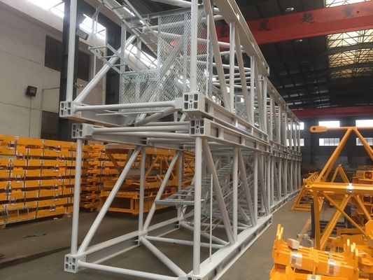 Rust Resistant Tower Crane Spare Parts Mast Section 660Mpa Tensile Strength