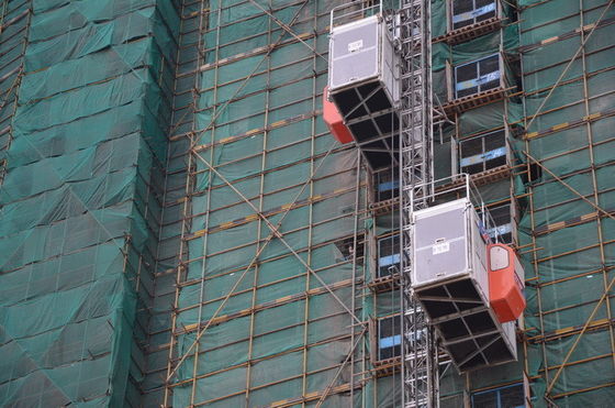 Good price SC300/300 Construction Hoist Elevator , 3000kg/Cage Rack Pinion Hoist online