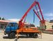Three Foldable Sections 17m Concrete Tower Boom , 20Mpa Concrete Placement Boom
