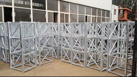 Good price Passenager Hoist Parts 4.0mm Thickness Mast Tower With Rack For WICKHAM Building Hoist online