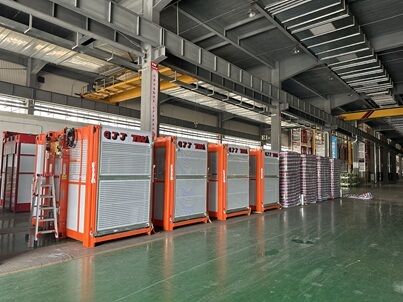 Good price Intelligent SC200/200 58m/Min Building Material Hoist In Construction Site online