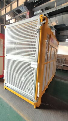 Good price Double cages mid-speed with Rack and Pinion Building Hoist/ 2000kgs Load with Inverter and hot galvanized mast online