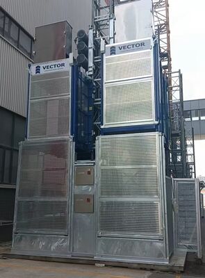 Good price SC200/200 Double Cage Building Construction Hoist Lift CE Certification •	Frequency conversion control  Heavy duty load capacity online