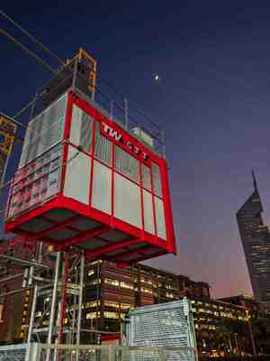 Good price Intelligent SC200/200 58m/Min Building Material Hoist In Construction Site online