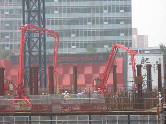 Good price Building Site 13meters Concrete Pump Boom , 4kw Static Boom Placer online