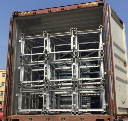 Good price 8.0mm Thickness 650x650mm Mast Section Hoist Spare Parts online