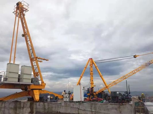 Inverter Control 60HZ 3ton Construction Tower Crane For Roof Lifting