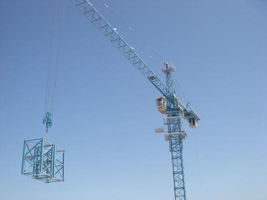 Good price Fixed Type 10ton Construction Site Crane , 45m/Min Luffing Tower Crane online