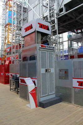 Q355B Steel Building Site Hoist 15kw Building Lifts Elevators