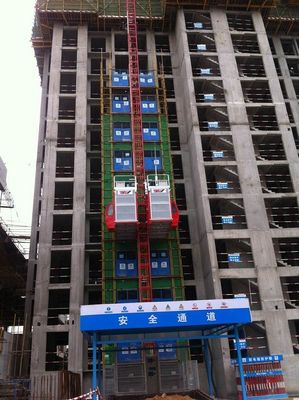 Building Site 110kw 300m Rack And Pinion Construction Hoist Hot Galvanized