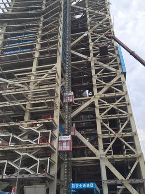 SC160/160 Building Construction Hoist 96m/Min Construction Hoist Elevator