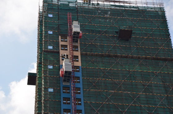 SC200/200 Double Cage Building Construction Hoist Lift CE Certification