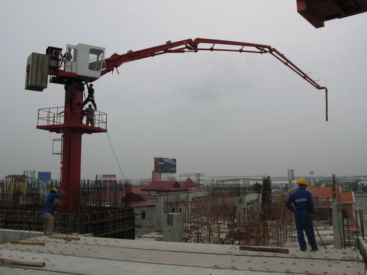 Good price Stationary Placing Boom Pressure Concrete Pump Floor Mounted online