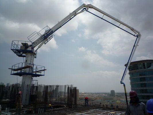 Good price Stationary 5.5kw 17m Spider Boom Concrete Pump For Tower Crane online